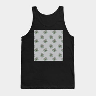 60&#39;s Flower Pattern Tank Top